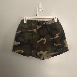 Forever 21 camouflaged shorts